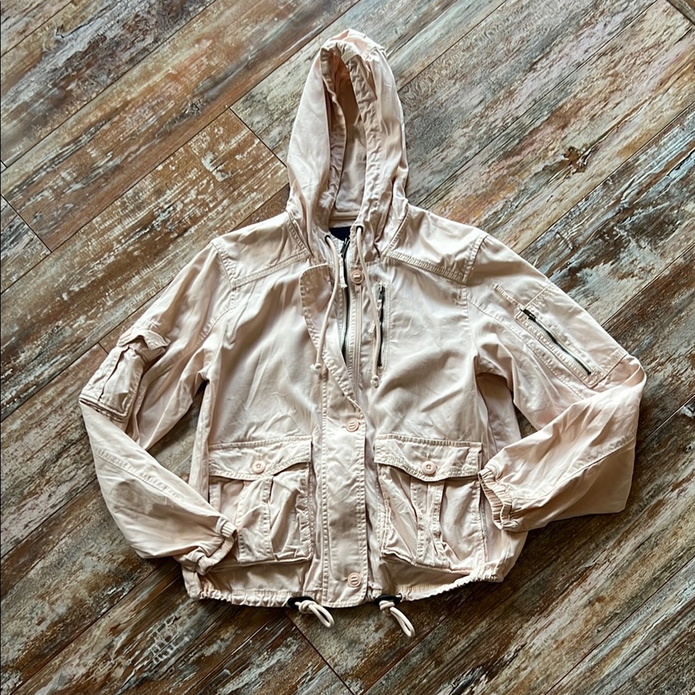 American Eagle Outfitters Light Tan Utility Jacket